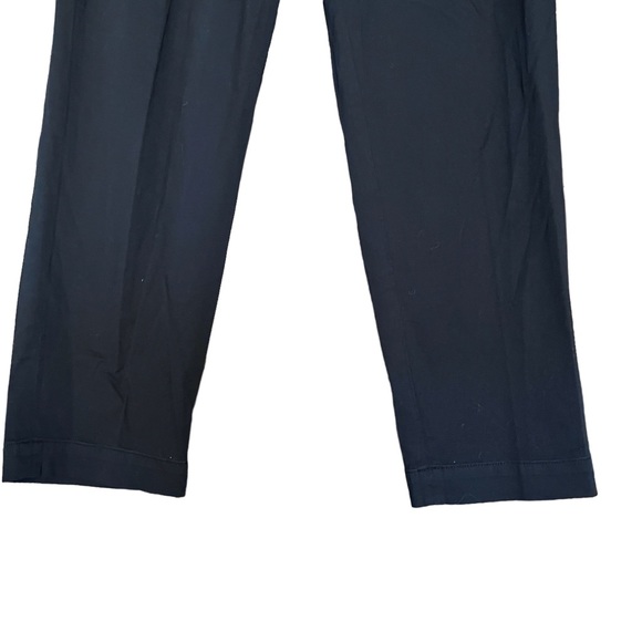 Evelyn’s Pull-On Elastic Waist - Cotton High Rise Straight Leg Pants 6 Med - Picture 4 of 8